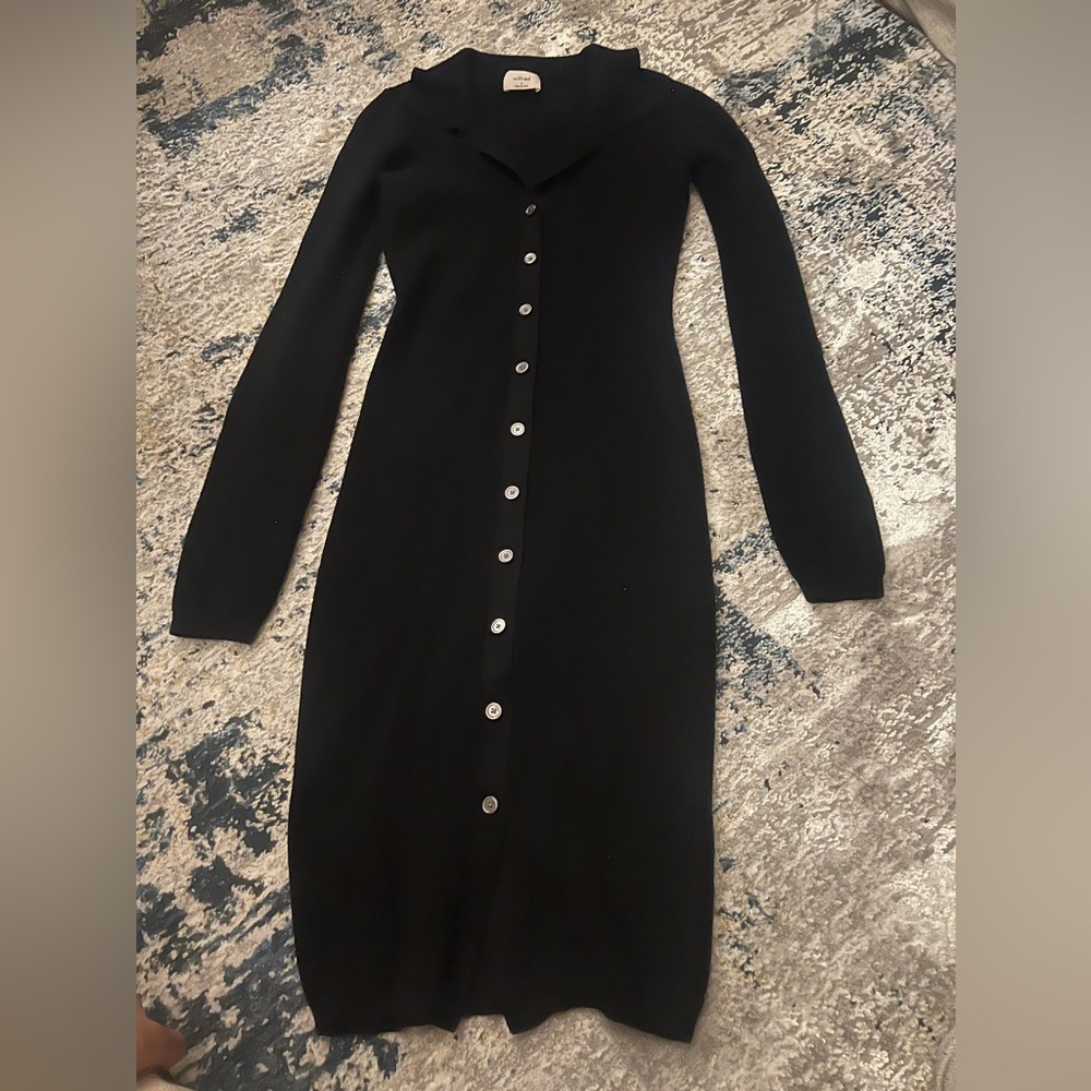 Wilfred aritzia dress in black